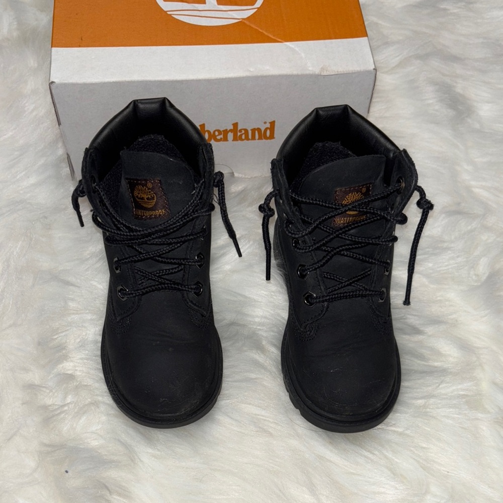 Timberland Black Kids Boots